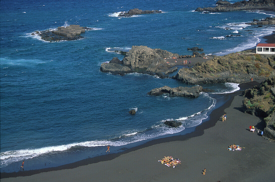 Strand, Los Cancajos, La Palma Kanaren, Spanien