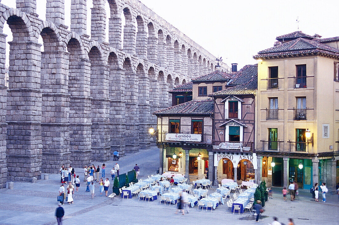 Aqueduct & Candido, Segovia, Castilla Spain