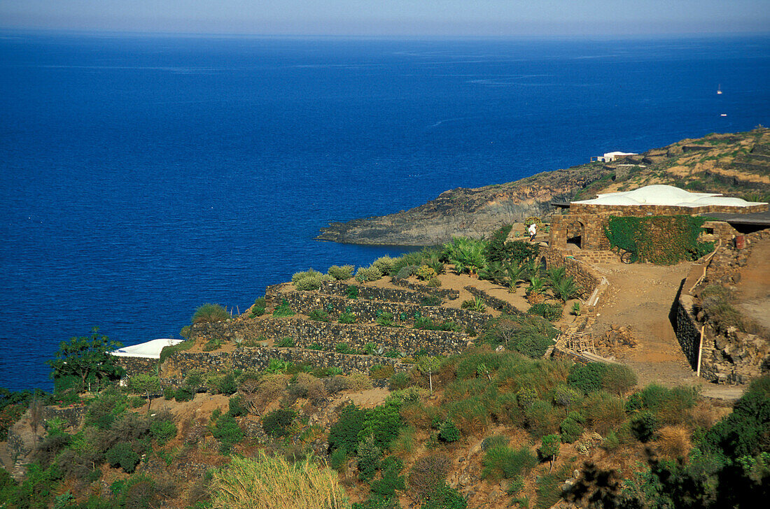 Coast, Dammoussi, isle of Pantelleria Italy