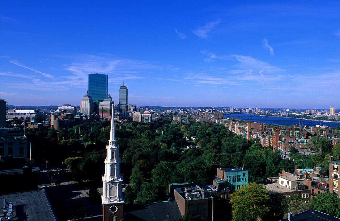 Common and midtown, Boston Massachusetts, USA
