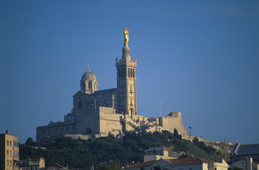 Notre Dame de la Garde, Marseille, Provence, Frankreich