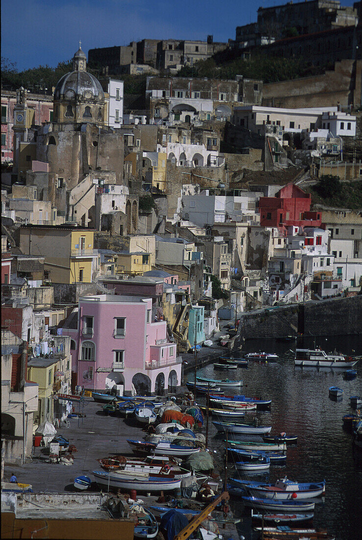 Corricella, Insel Procida, Kampanien Italien