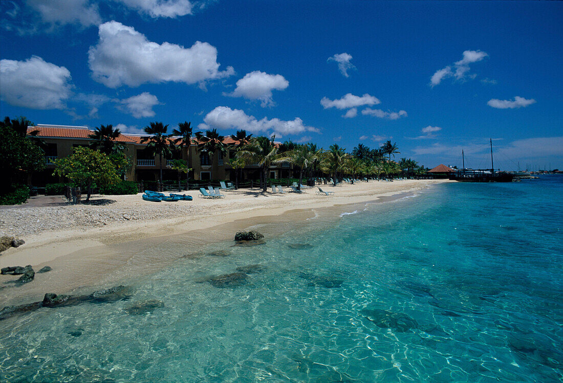 Strand, Harbour Village Resort, Bonaire Niederlaendische Antillen
