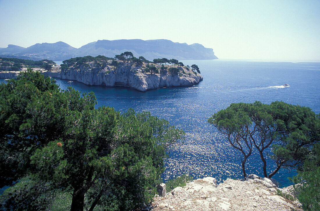 Calanque Port Pin bei Cassis, Provence, Frankreich