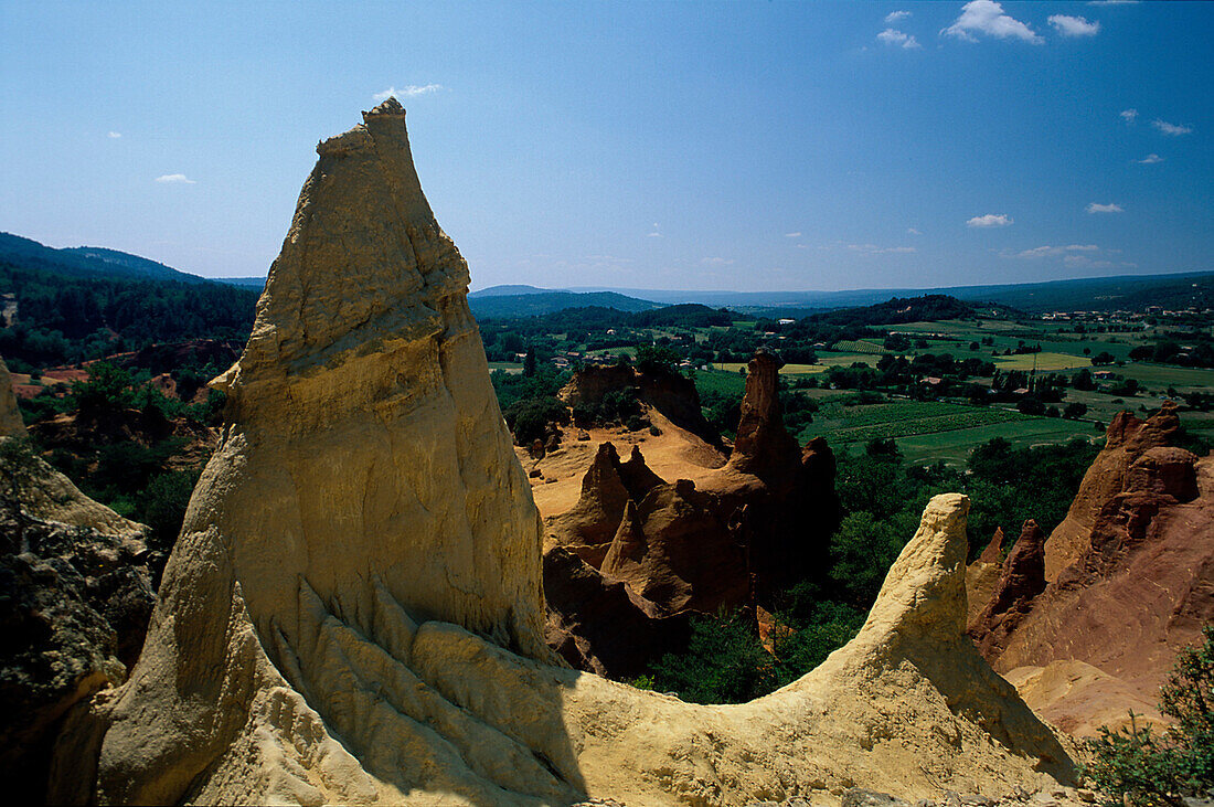 Colorado de Rustrel, Vaucluse, Provence, Frankreich