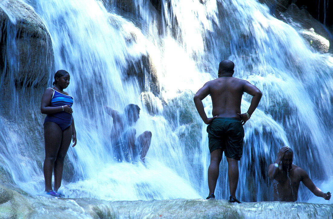 Dunn´s River Falls, Ochos Rios, Distrikt St. Ann Jamaika, Karibik