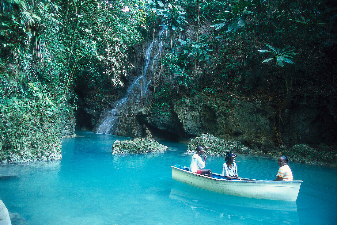Somerset Falls bei Buff Bay, Portland Jamaika, Karibik