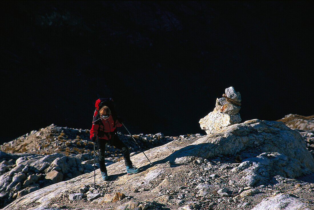 Aufstieg, Vallunaraju 5.686m, , Cordillera Blanca Peru