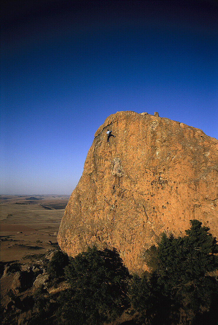 Freeclimbing, South Africa