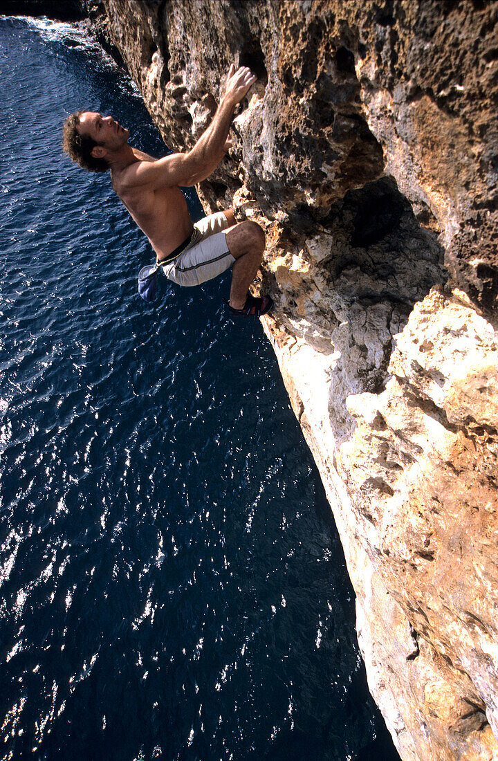 Freeclimbing, Mallorca Spain