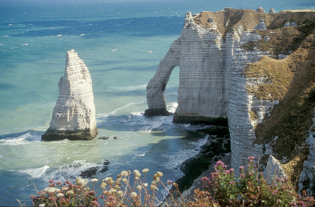Etretat Cliffs, Etretat, Normandie France