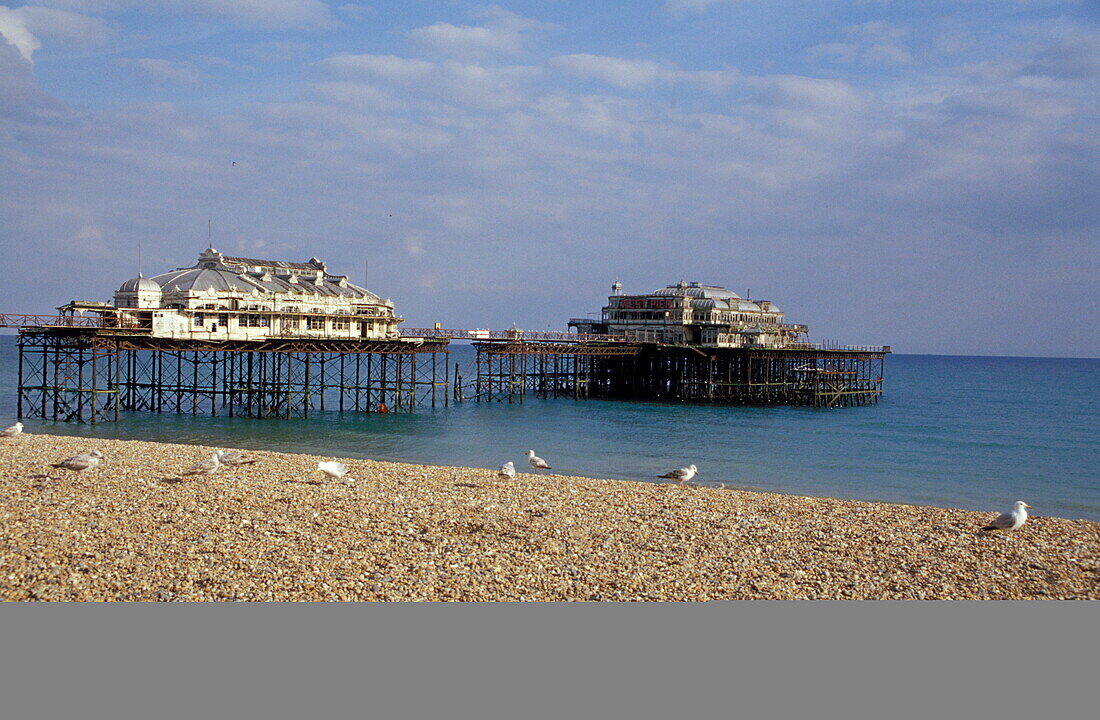 West Pier, Sussex, Brighton Europe, England