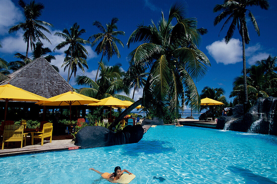 Swimmingpool, Rarotonga Beach Resort, Rarotonga Cook-Inseln