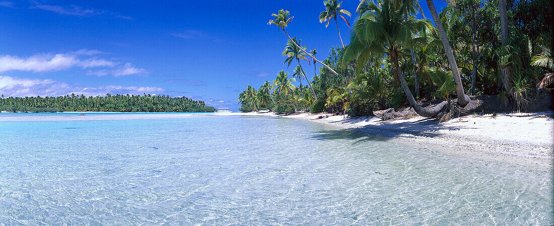 One Foot Island in Aitutaki Lagoon, Aitutaki, Cook Islands, South Pacific