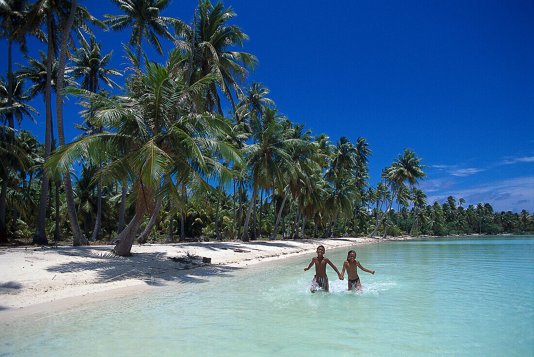 Children, Motu Roa, Bora Bora French Polynesia