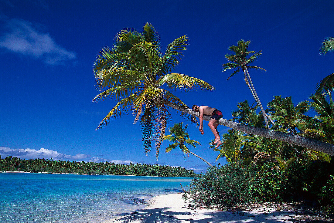 One Foot Island, Aitutaki Lagoon Cook Insel