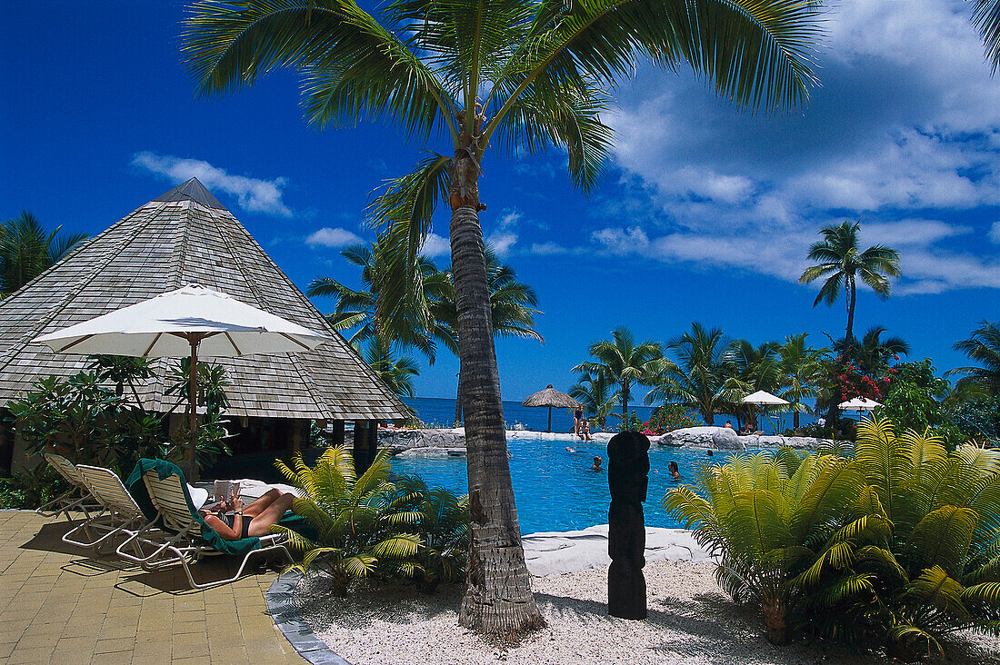 Swimming Pool, Sonaisali Island Resort near Nadi, Viti Levu, Fiji