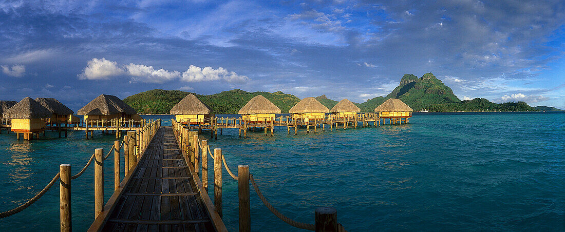 Overwater Bungalows at Bora Bora Pearl Beach Resort, Bora Bora, French Polynesia, South Pacific