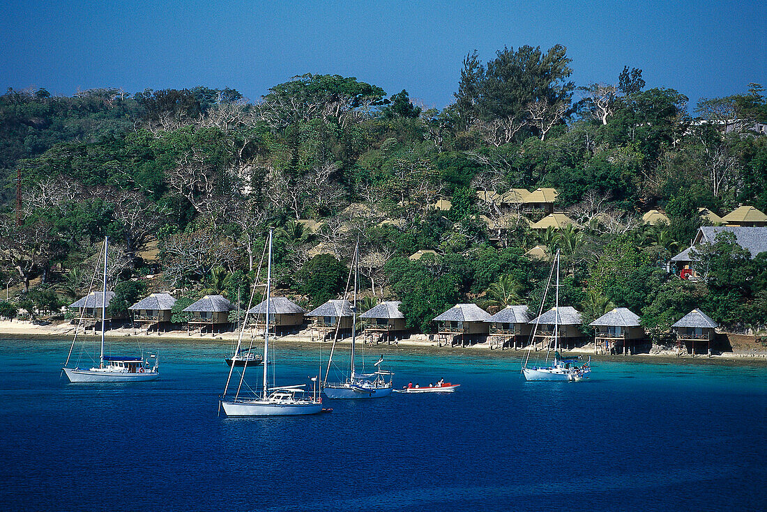 Yachts, Irirki Resort, Port Villa, Efate Vanuatu