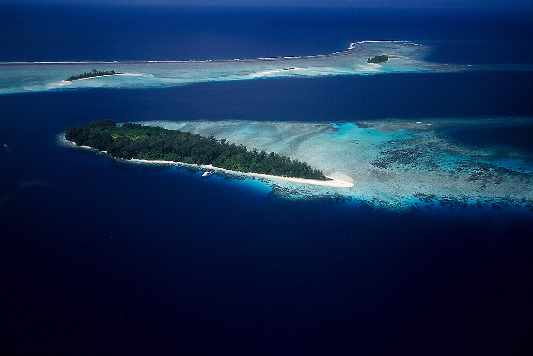 Aerial Photo, Islands in Blackett Strait, Solomon Islands