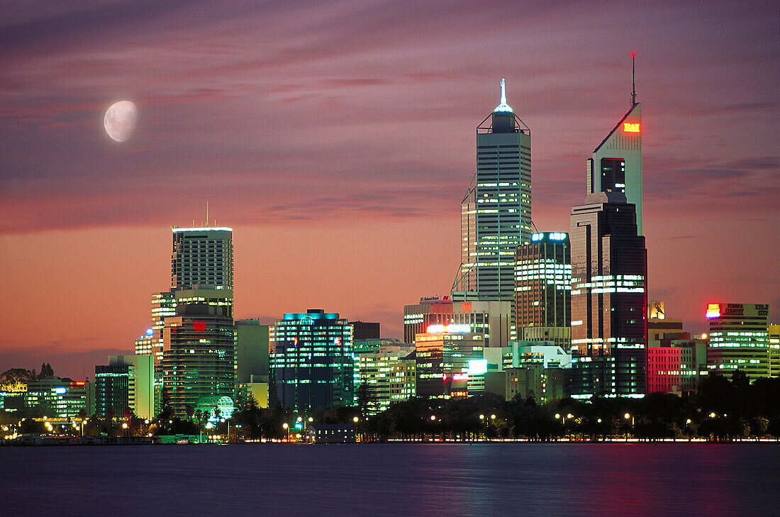 Downtown, Perth, Swan River, Australia