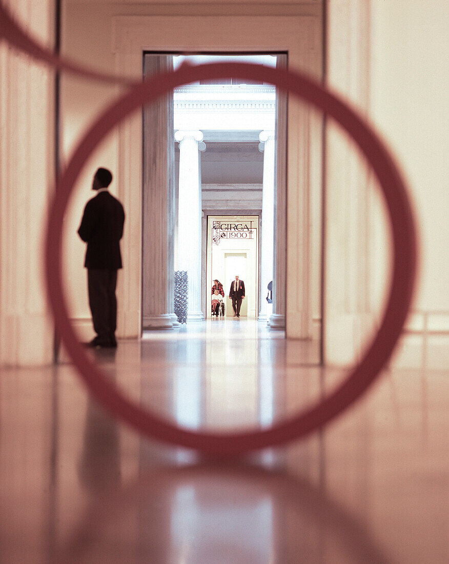 Interior view of the Albright Knox Art Gallery, Buffalo, New York State, USA, America