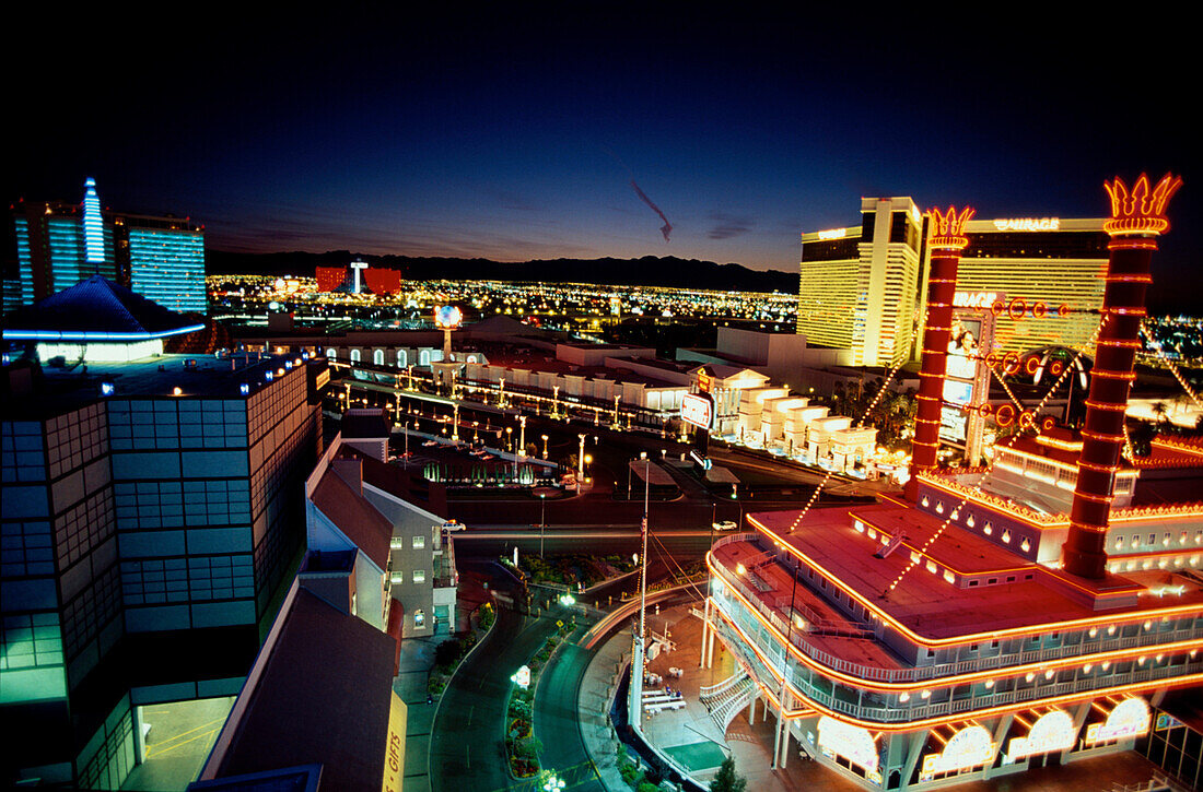 Imperial Palace, Harrah, Mirage, Las Vegas, Nevada, USA