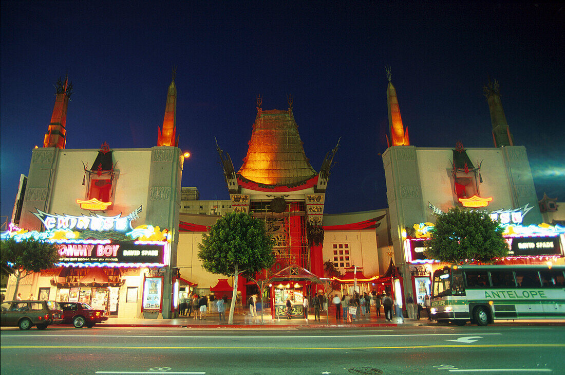 Chinese Theatre, Hollywood, Boulevard, Los Angeles Kalifornien, USA