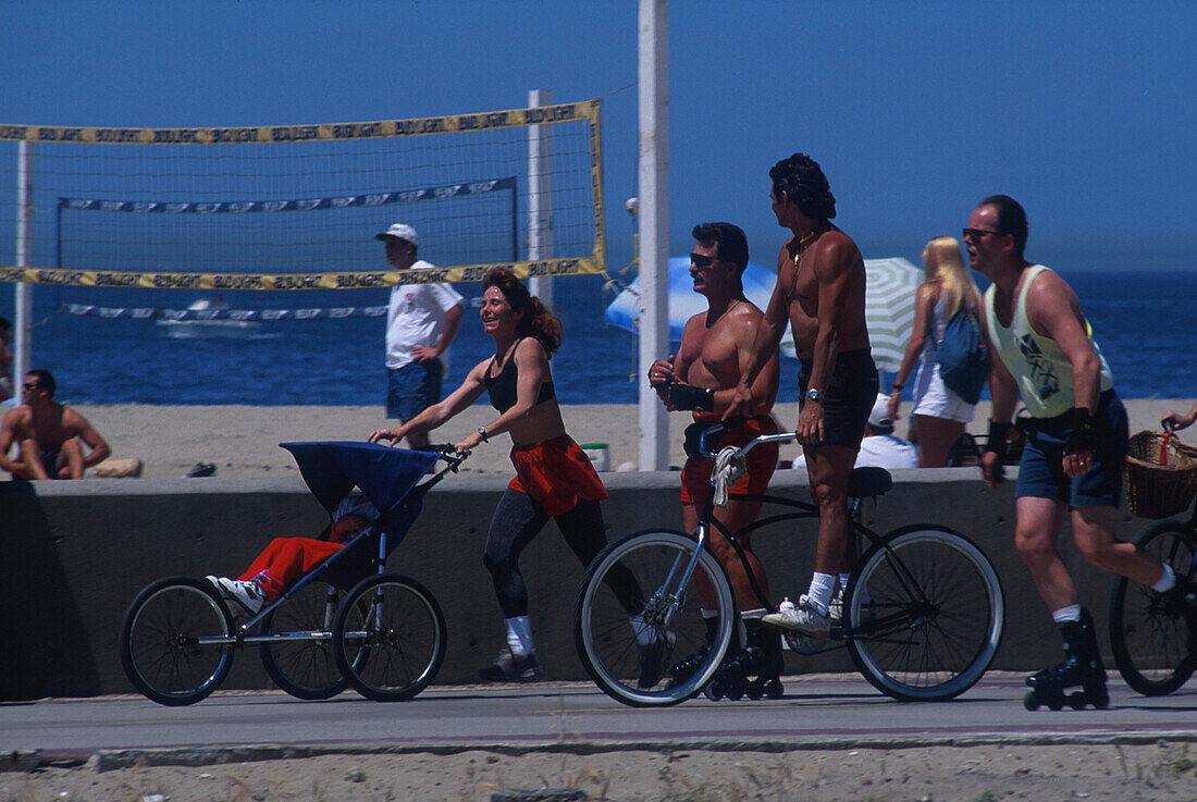 Fahrer, am Hermosa Beach, Los Angeles Kalifornien, USA