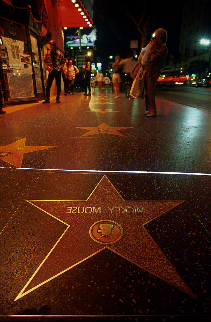 Walk of Fame, Hollywood, Los Angelas, Kalifornien USA