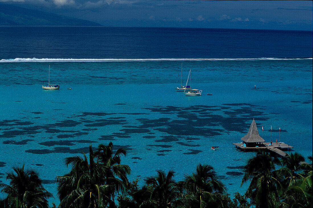 Lagune am Sofitel, Hotel La Ora, Moorea Französisch-Polynesien