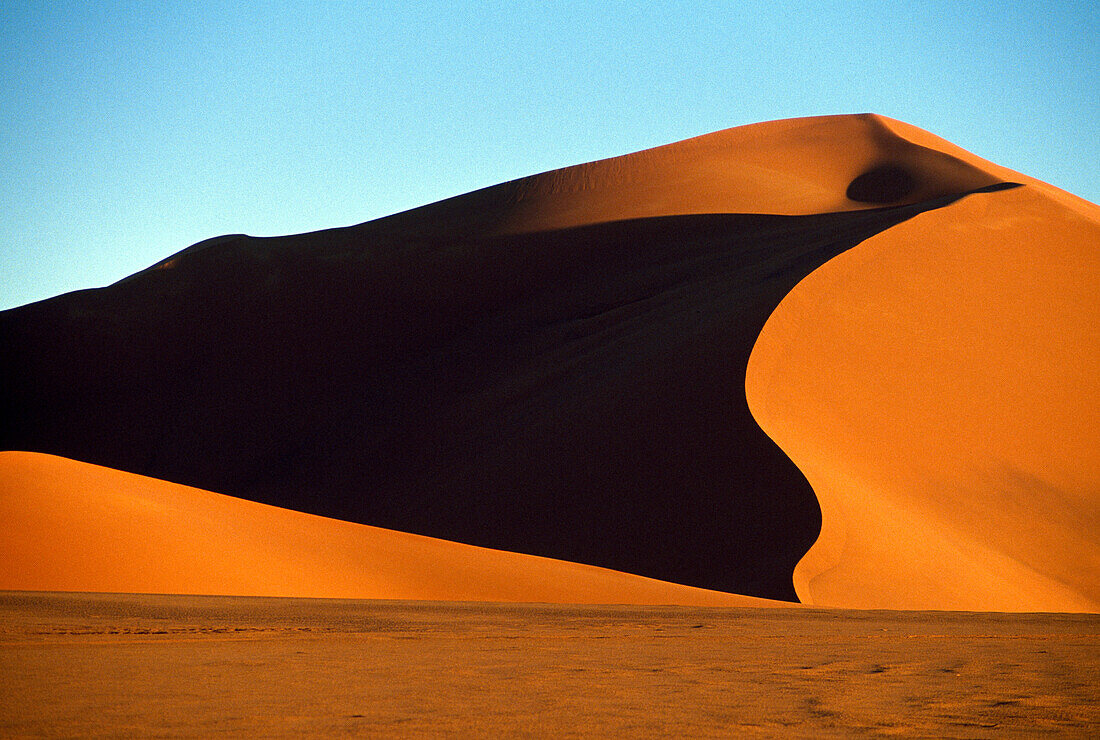 Düne, Tiguentourine Erg, In Amenas, Algerien, Sahara