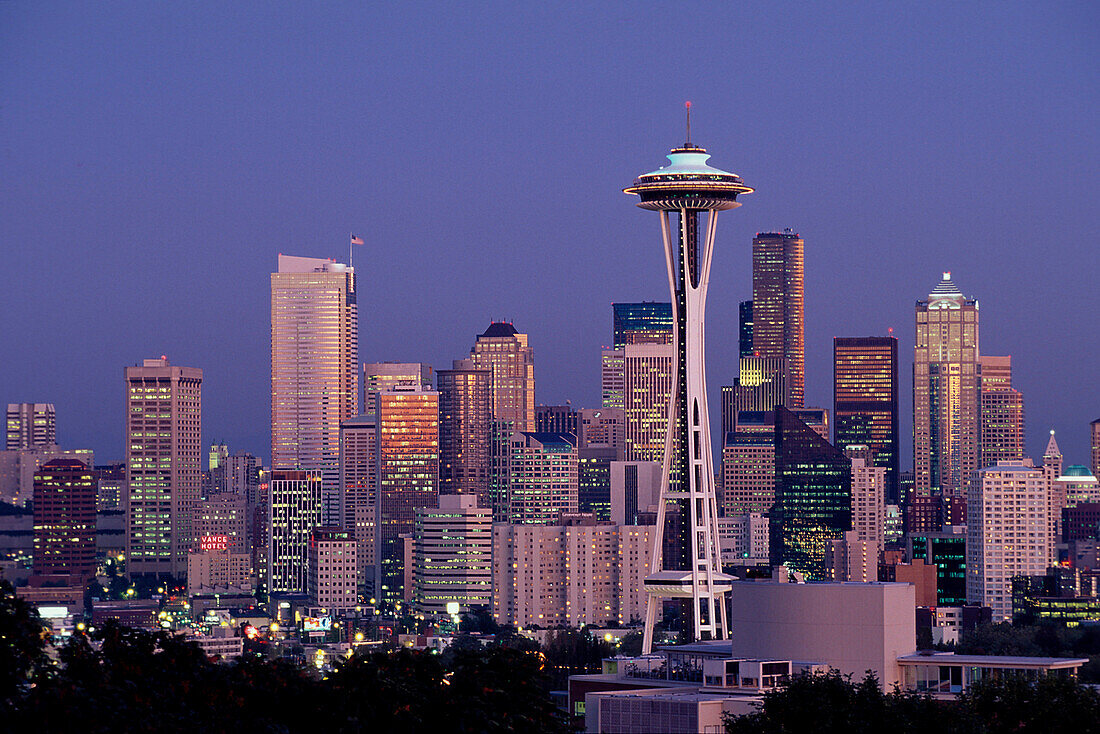 Space Needle, Downtown, Seattle, Washingtion, USA