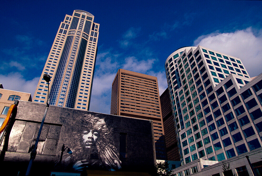 Hendrix 1. Gitarre, Leihhaus, 1th Avenue, Seattle Washington, USA