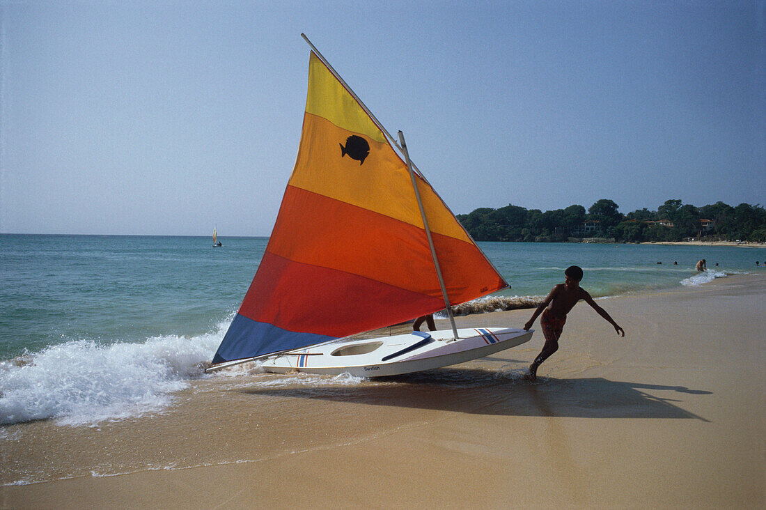 Segelboot, Sosúa Dominikanische Republik