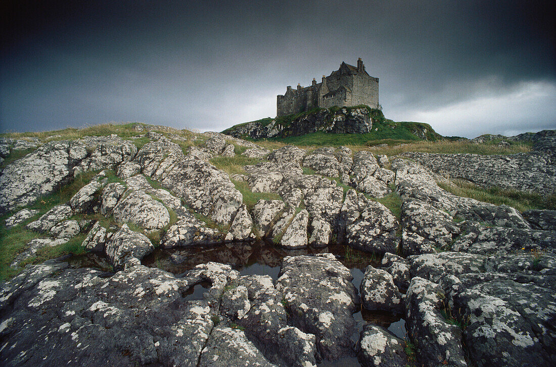 Ruine, Duart Castle, Isle of Mull, Innere Hebriden, Schottland, Großbritannien