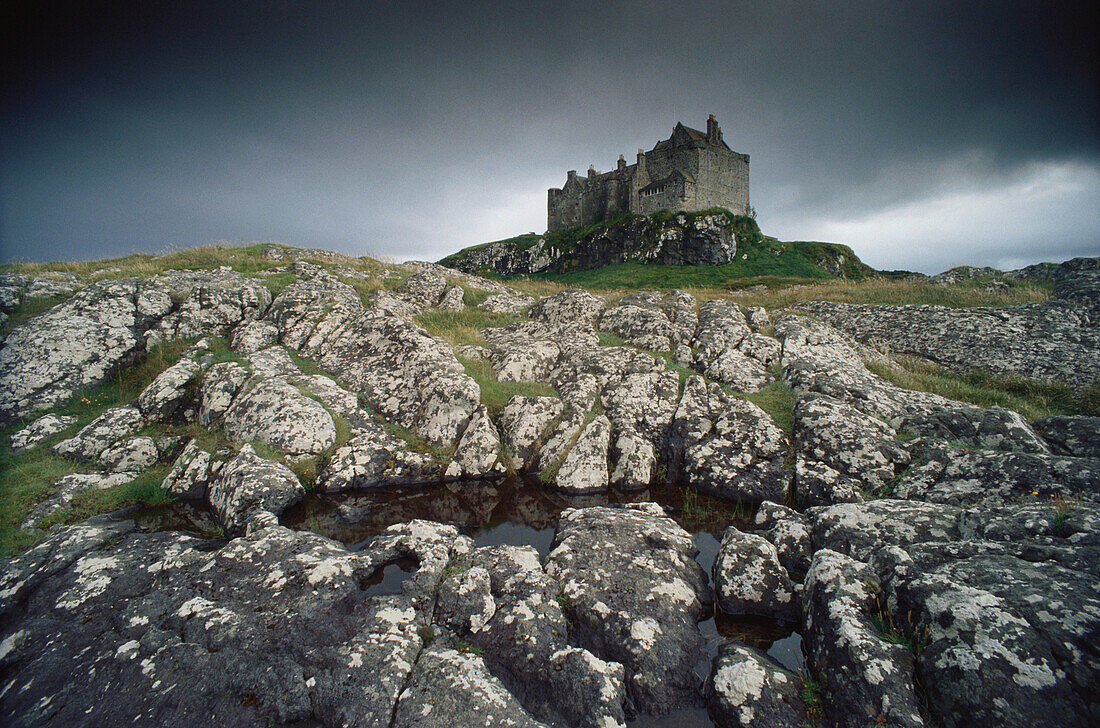 Ruins of Duart Castle, Isle of Mull, Inner Hebrides, Scotland, Great britain