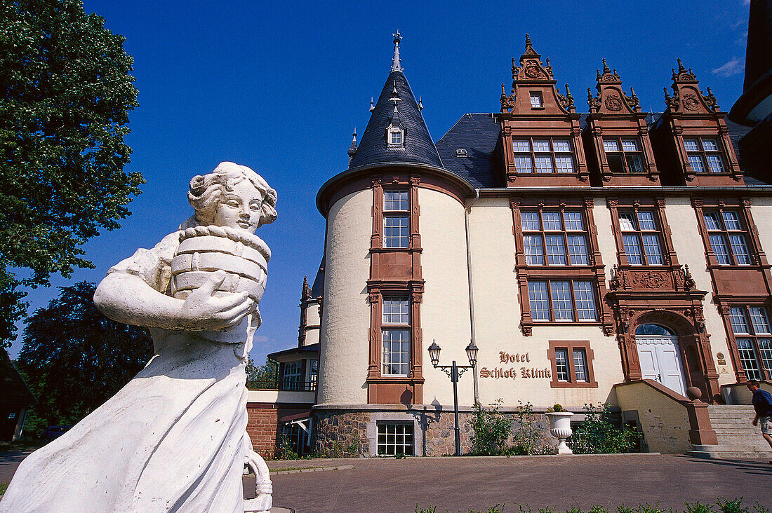 Hotel Schloss Klink at Lake Muritz, Mecklenburg Lake District, Mecklenburg Western Pomerania, Germany