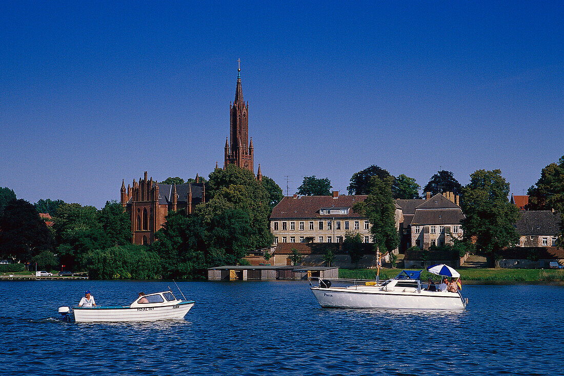 Malchow, Fleesensee, Mecklenburgische Seenplatte Meck.-Vorpommern, Deutschland