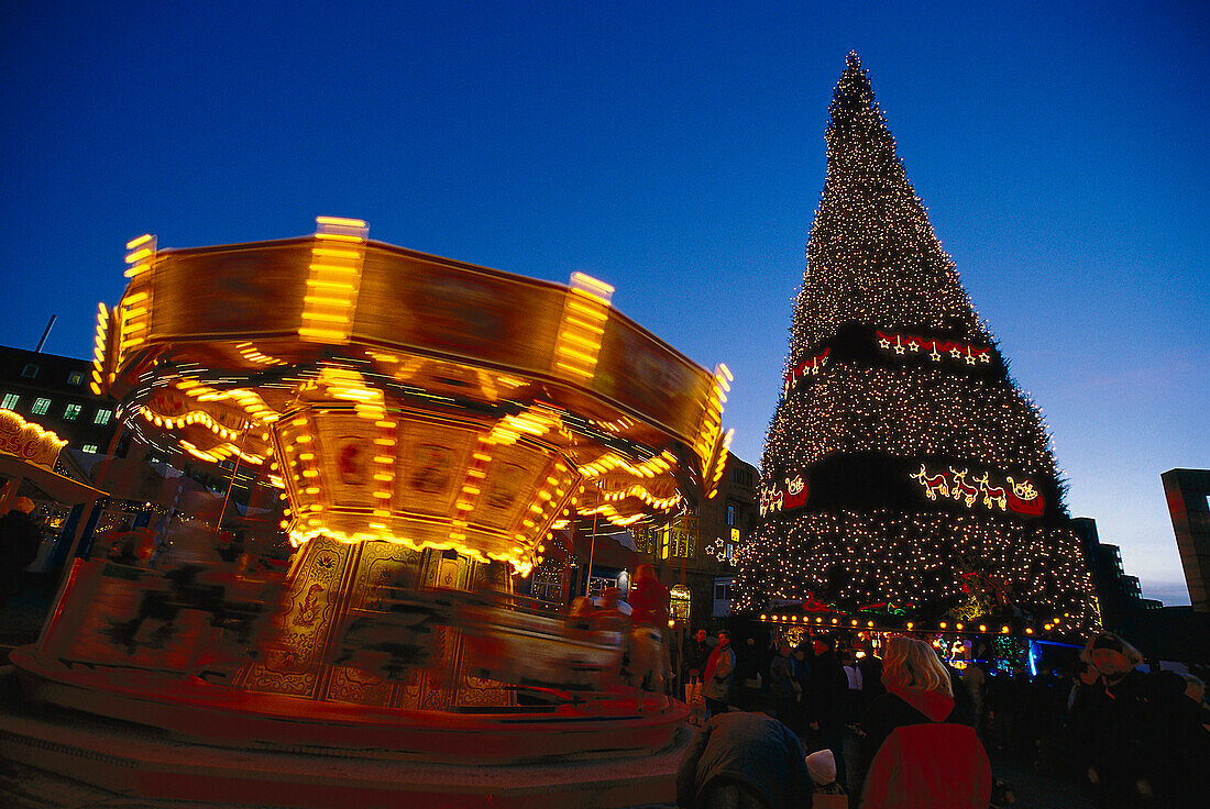 Weihnachtsmarkt, Dortmund, Nordrhein-Westfalen Deutschland