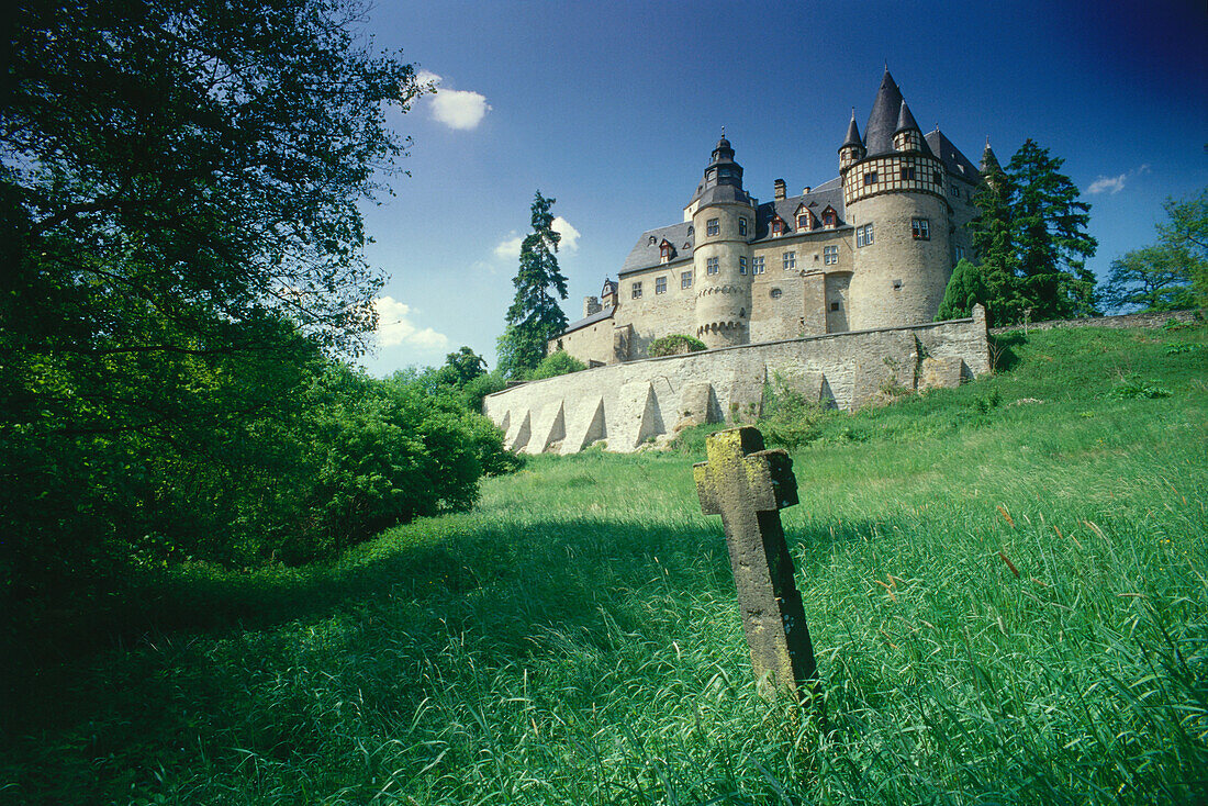 Castle Buerresheim near Mayen, Eifel, Rhineland-Palatinate, Germany