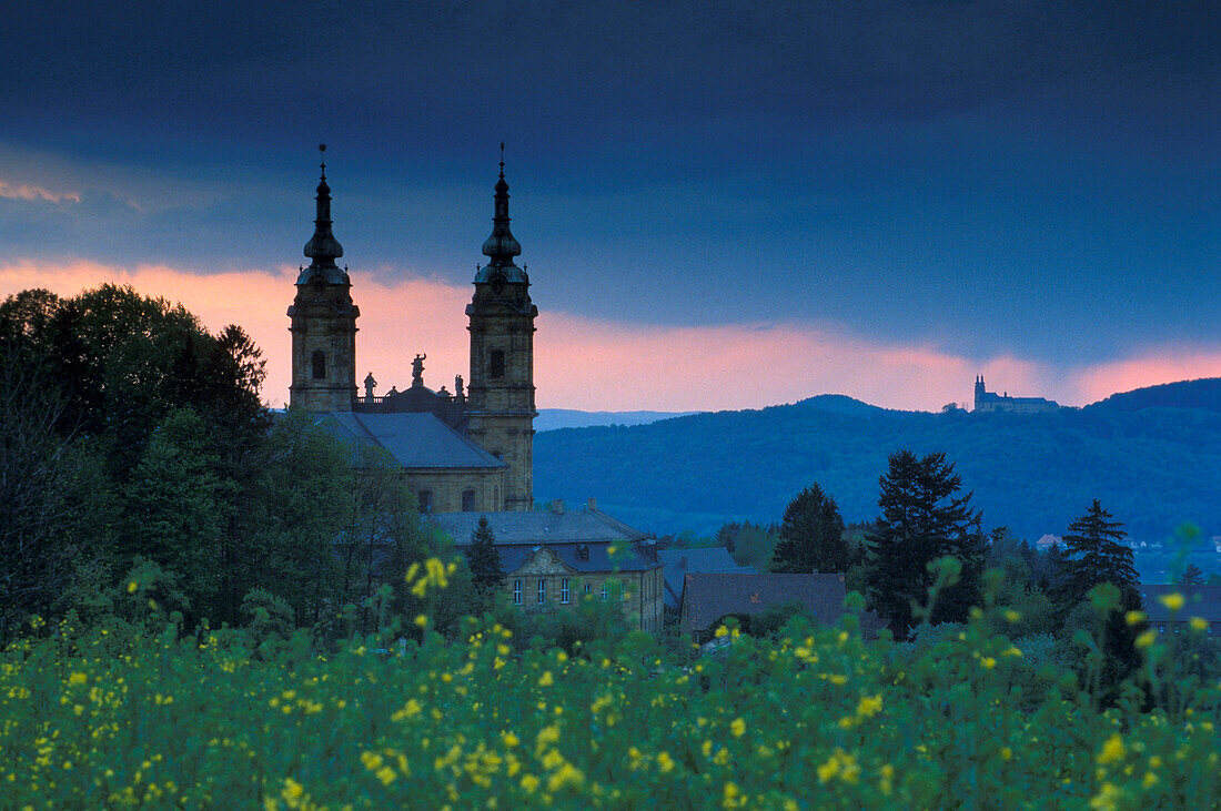 Vierzehnheiligen und Kloster Banz, Franken, Bayern, Deutschland