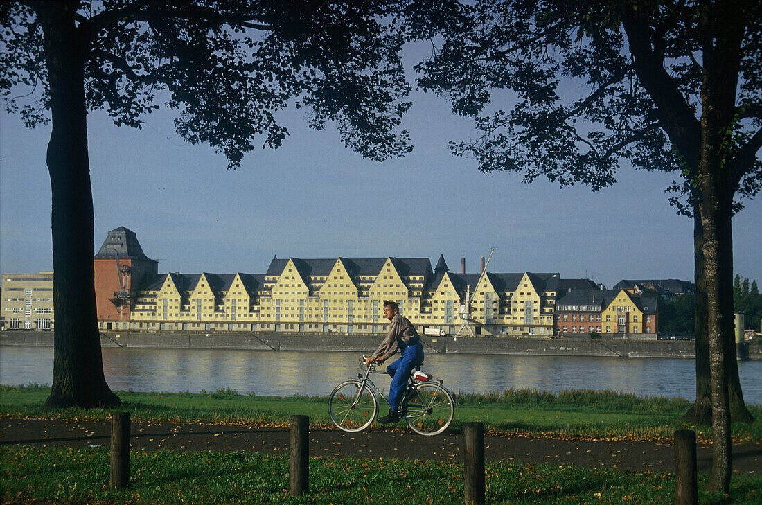 Siedlung Siebengebirge, Rheinau-Hafen, Koeln Nordrhein- Westfalen, Deutschland