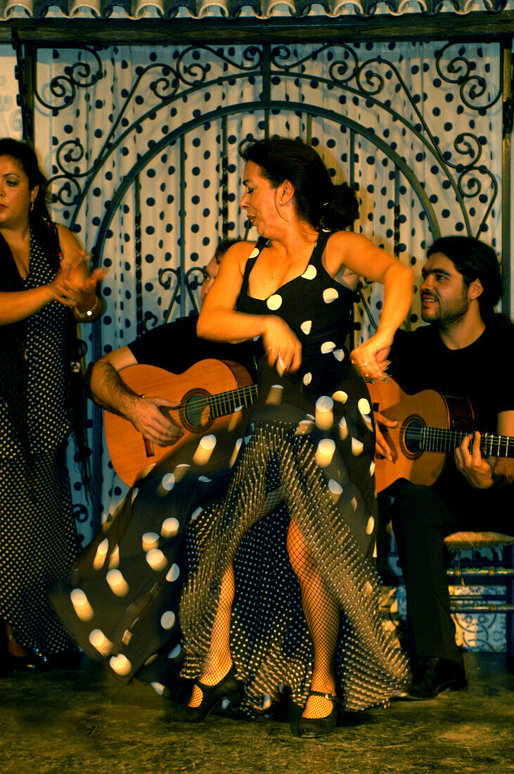 Flamenco dancing, Peña Torres Macarena, Seville Andalucia Spain