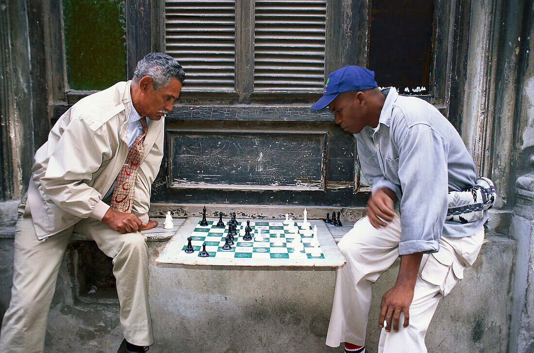 Chessplayers, Prado Havana, Cuba