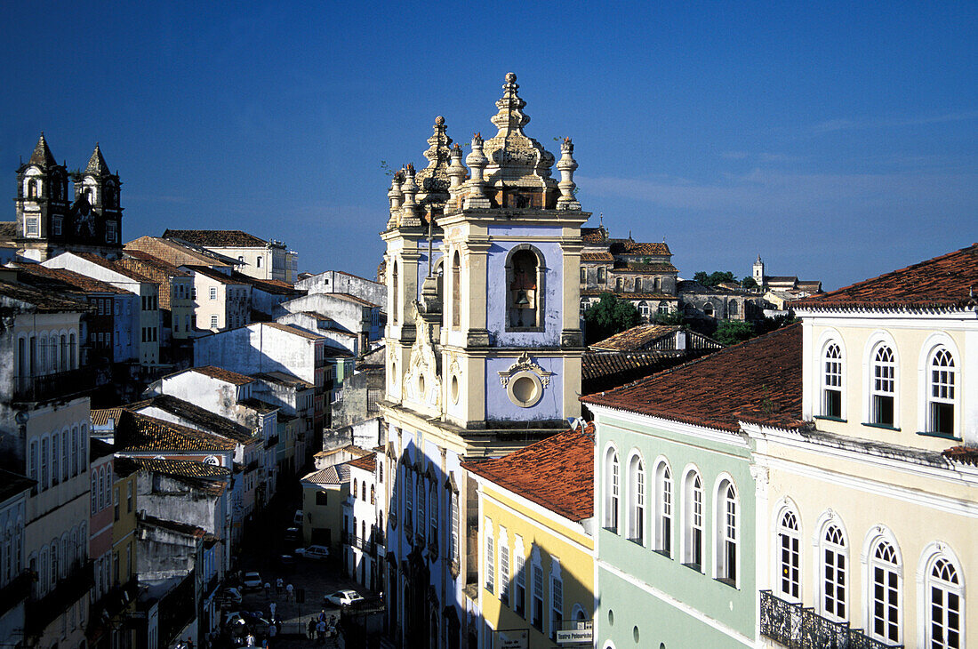 Nossa Senhora do Rosario dos Pretos, Largo de Pelourinho, Salvador de Bahia, Brazil, South America, America