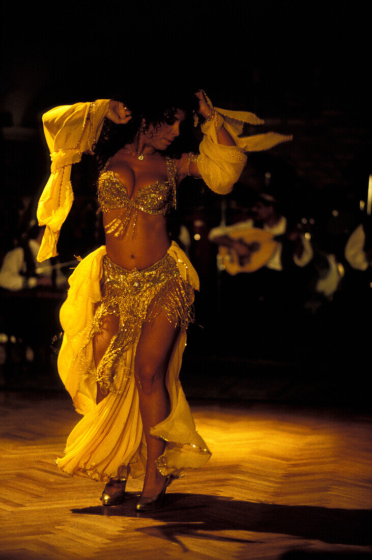Belly dancer, Orient Hotel, Istanbul, Turkey