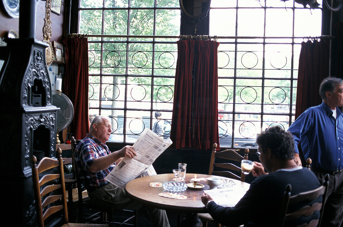 Café Papeneiland, Jordaan, Amsterdam Niederlande