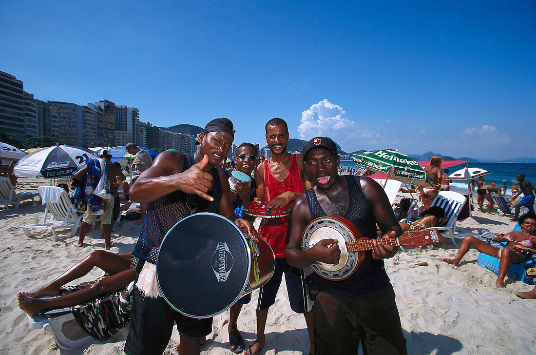 Beachlife, Copacabana Rio de Janeiro, Brasilien
