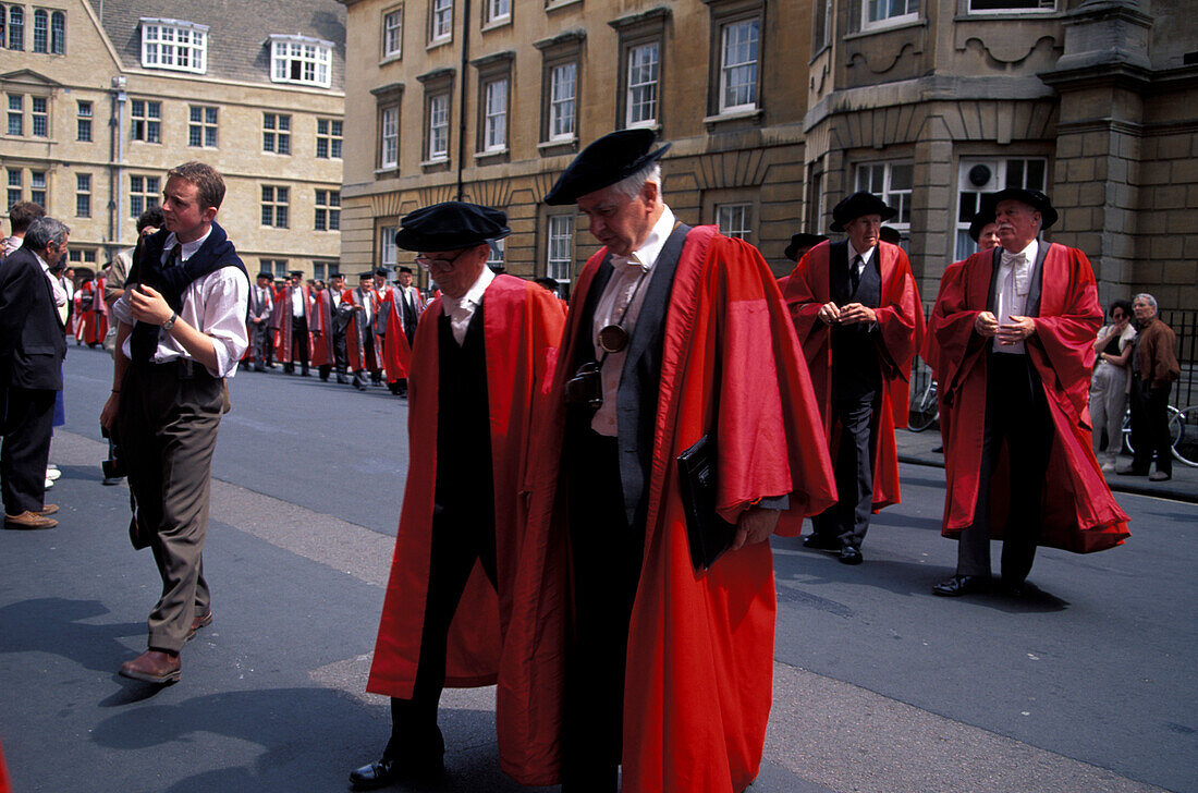Honory Degree Procession, Oxford Great Britain